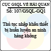 Công văn 107/2013/GSQL-GQ1