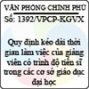 Công văn 1392/2013/VPCP-KGVX