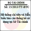 Thông tư 15/2013/TT-BTC