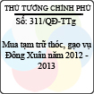 Quyết định 311/2013/QĐ-TTg