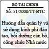 Thông tư số 51/2008/TT-BTC