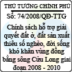 Quyết định số 74/2008/QĐ-TTG