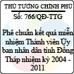 Quyết định số 766/QĐ-TTG