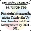 Quyết định số 768/QĐ-TTG