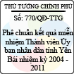 Quyết định số 770/QĐ-TTG