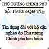 Quyết định 15/2013/QĐ-TTg