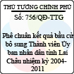 Quyết định số 756/QĐ-TTG