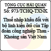 Công văn 973/2013/TCHQ-TXNK