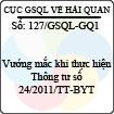 Công văn 127/GSQL-GQ1