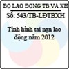 Thông báo 543/2013/TB-LĐTBXH
