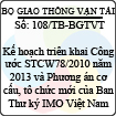 Thông báo 108/TB-BGTVT