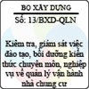 Công văn 13/BXD-QLN