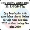 Quyết định 356/2013/QĐ-TTg