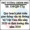 Quyết định 356/2013/QĐ-TTg