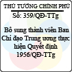 Quyết định 359/2013/QĐ-TTg