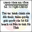 Quyết định 517/2013/QĐ-UBND