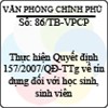 Thông báo 86/TB-VPCP