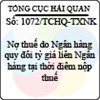 Công văn 1072/TCHQ-TXNK