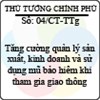 Chỉ thị 04/2013/CT-TTg