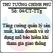 Chỉ thị 04/2013/CT-TTg