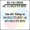 Thông tư 11/2013/TT-BTC