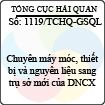 Công văn 1119/TCHQ-GSQL