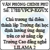 Công văn 1788/VPCP-KGVX