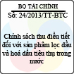 Thông tư 24/2013/TT-BTC