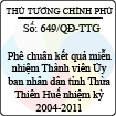 Quyết định số 649/QĐ-TTG