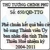Quyết định số 650/QĐ-TTG
