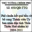 Quyết định số 650/QĐ-TTG