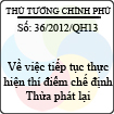 Nghị quyết 36/2012/QH13