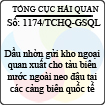 Công văn 1174/TCHQ-GSQL