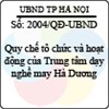 Quyết định 2004/2013/QĐ-UBND
