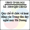 Quyết định 2004/2013/QĐ-UBND