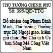 Quyết định số 395/QĐ-TTG