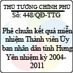 Quyết định số 448/QĐ-TTG