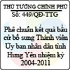 Quyết định số 449/QĐ-TTG