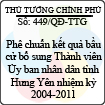 Quyết định số 449/QĐ-TTG