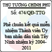 Quyết định số 474/QĐ-TTG