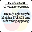 Công văn 2964/BTC-KBNN