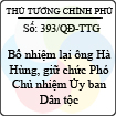 Quyết định số 393/QĐ-TTG