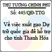 Quyết định số 445/QĐ-TTG