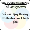 Quyết định số 482/QĐ-TTG