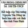 Thông báo 108/TB-VPCP