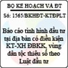 Công văn 1565/BKHĐT-KTĐPLT