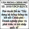 Công văn 1950/VPCP-KGVX