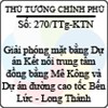 Công văn 270/TTg-KTN