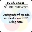 Công văn 2981/BTC-CST