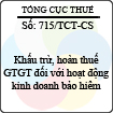 Công văn 715/TCT-CS